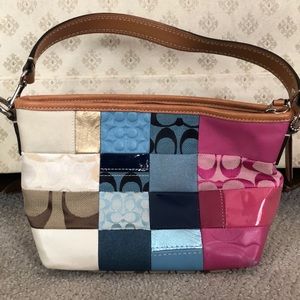 Coach Signature Pattern Handbag